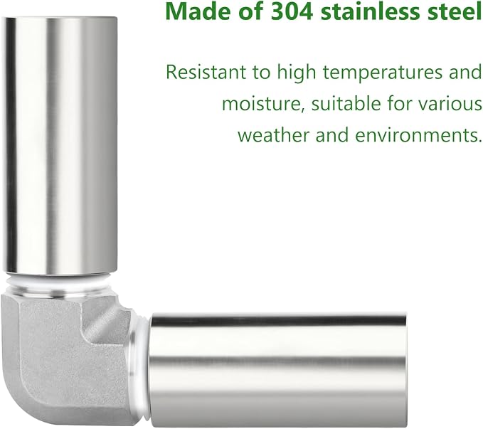 TAISHER 2PCS Stainless Steel Pipe Fittings, 1/4" NPT Female x 1/4" NPT Female - Image 7