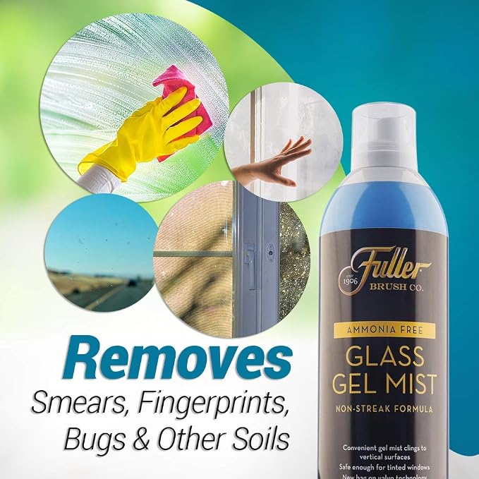 Fuller Brush Glass Gel Mist Spray – 14 oz Glass Cleaner - Image 3