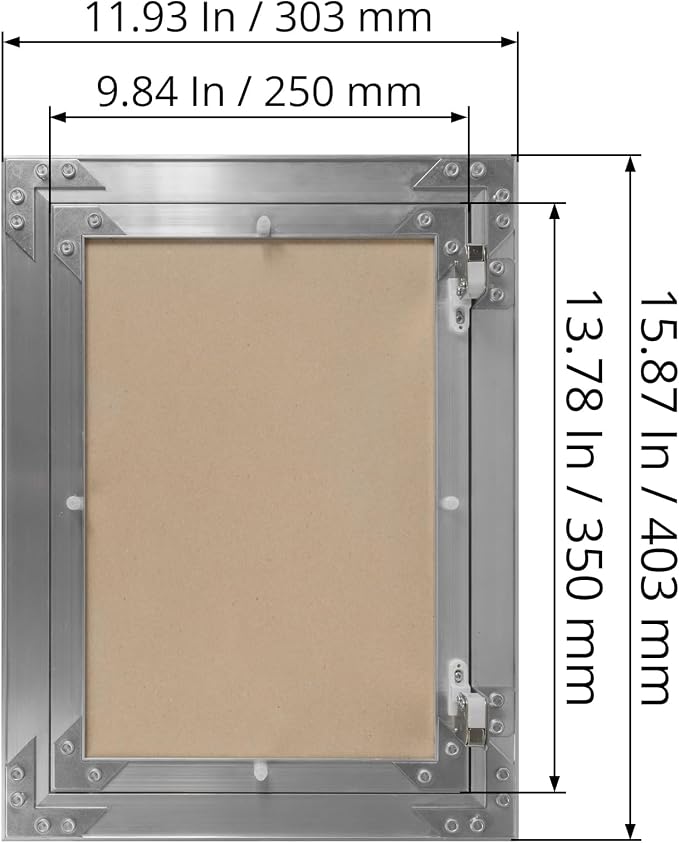 10" x 14" Inch Aluminum Drywall Access Panel - Image 5