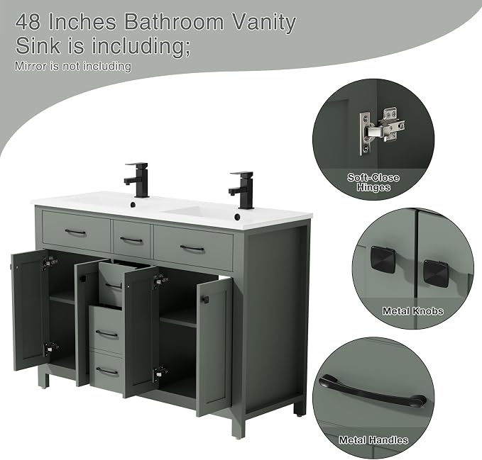 LUCKWIND 48" Bathroom Vanity - Image 3