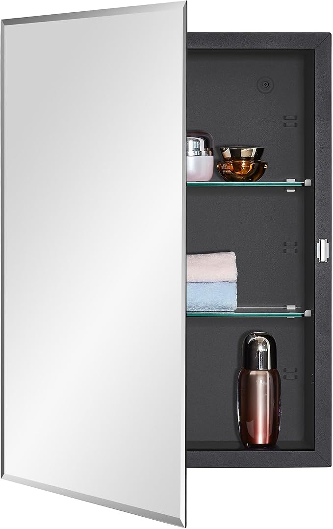 Black Bathroom Medicine Cabinet by MedicineCabinetsMirrors