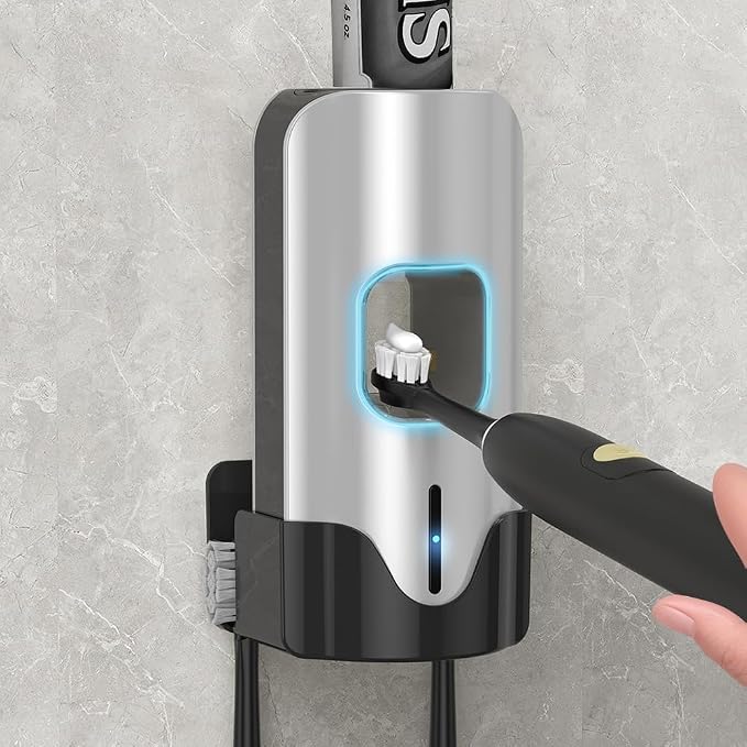 Automatic Toothpaste Dispenser Wall Mounted by TuCao