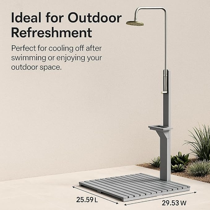 Outdoor Garden Pool Shower - Image 3
