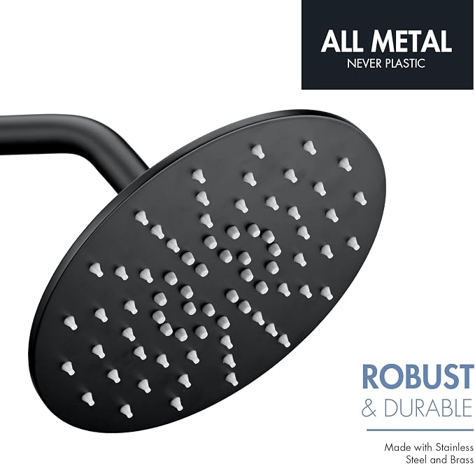 Rainfall Shower Head, MEDIOMI Rain Shower Head Set - Image 3