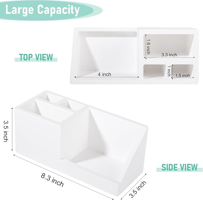 Diatomite Toothbrush Holders for Bathrooms, Quick Dry Electric Tooth Brush and - Image 6