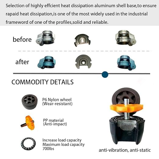 Skelang 4-Pcs Leveling Machine Casters - Image 6