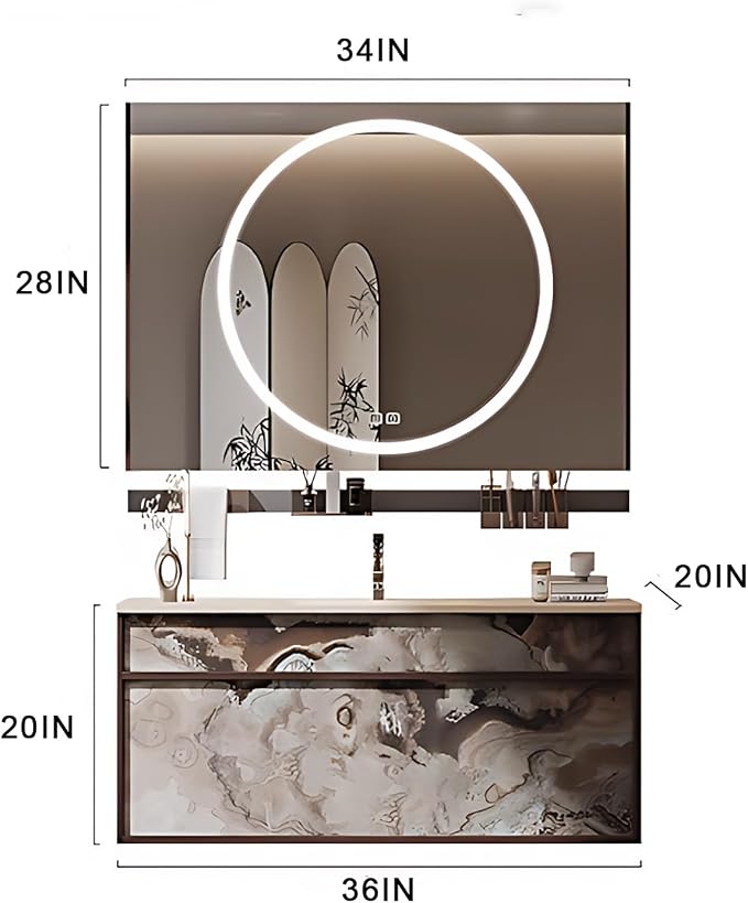 36IN Modern Bathroom Vanity - Image 2