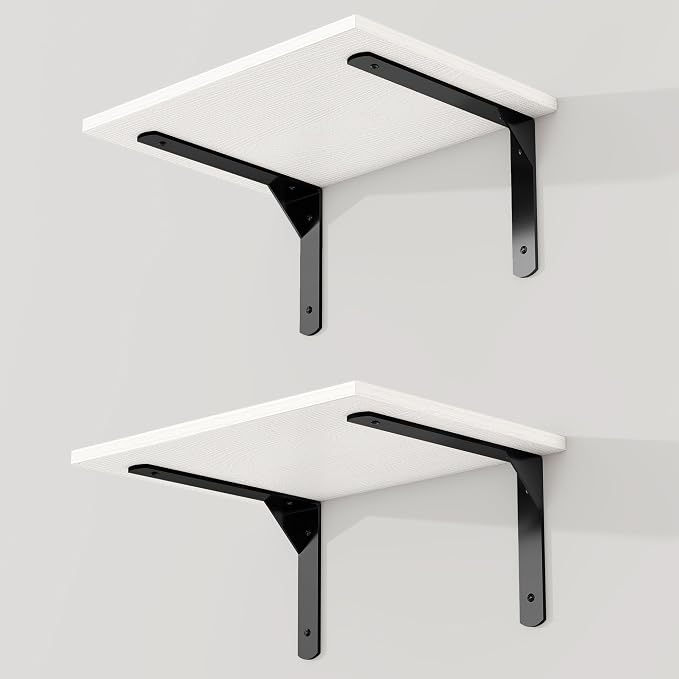 16" W x 12" D White Floating Shelves - Image 4