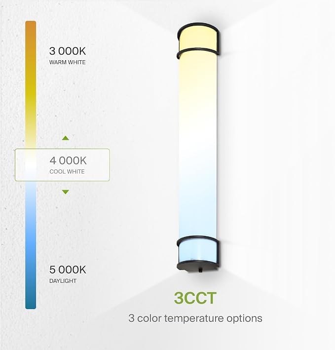 ASD LED 36" Vanity Flush Mount Light Fixture, Linear Bathroom Lighting Bar | - Image 5