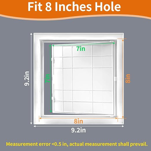 BEVTEE Access Panel for Drywall, 8x8 inch, Wall Access Panel, Plumbing Wall - Image 2