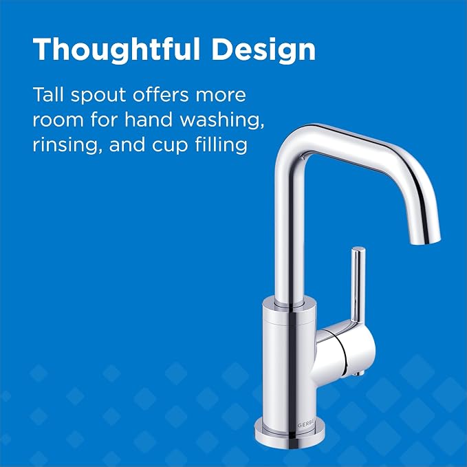 Parma Chrome Bathroom Sink Faucet - Image 3