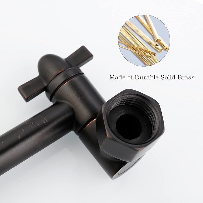 Shower Arm Extension, Solid Brass Shower Extender - Image 6