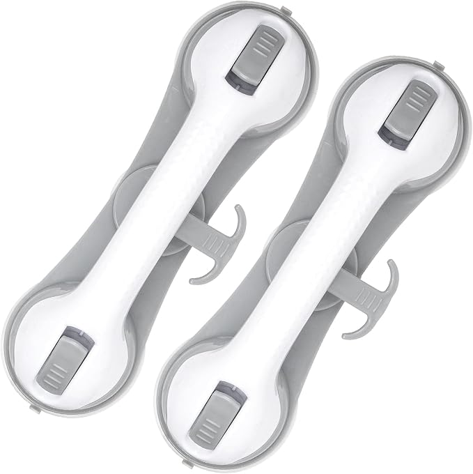 2 Pack Grab Bars for Bathtubs and Showers by SKEFOLI
