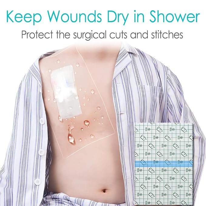 Waterproof Dialysis Catheter Shower Cover Large Coverage Shields - Image 2