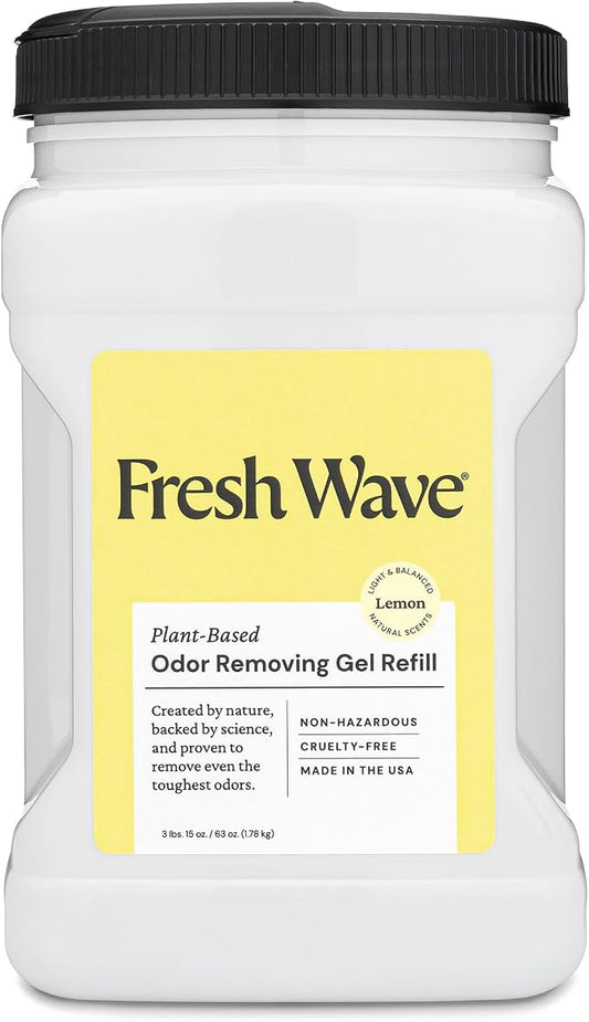 Fresh Wave Lemon Odor Removing Gel Refill, 63 oz. by FreshWave