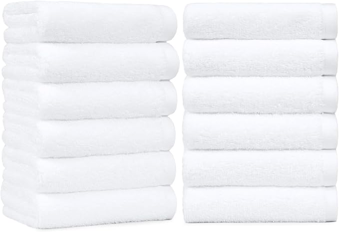 Amazon Basics Soft and Thick Cotton Hand Towels, 16 x 26 in by AmazonBasics