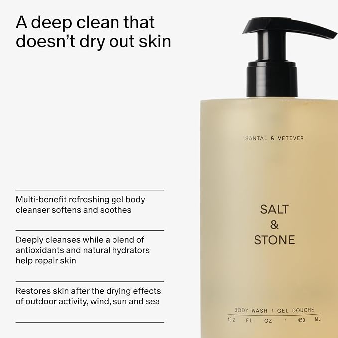 Salt & Stone Antioxidant-Rich Body Wash - Image 5