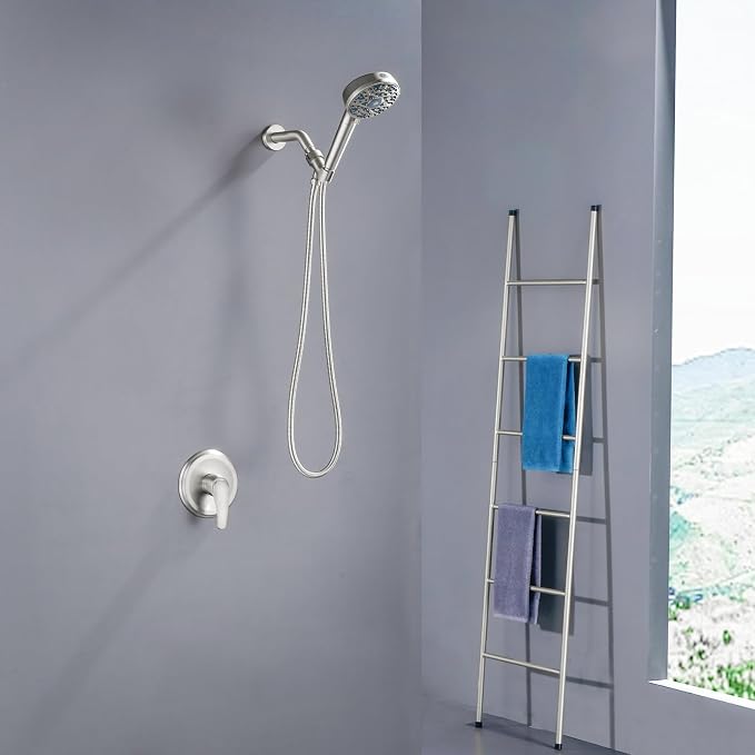 Shower Faucet Set with 7 Functions Handheld Shower Head Filter Shower Combo Set - Image 3