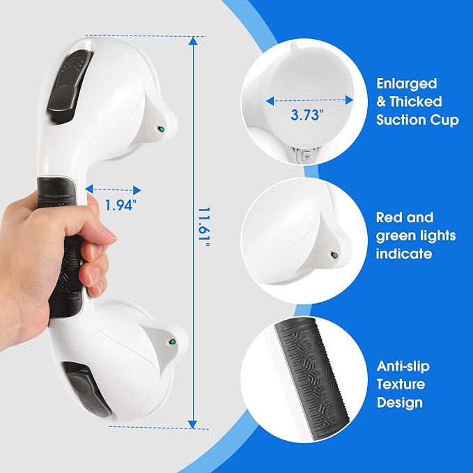 Suction Grab Bar with Safety Indicator - Image 3