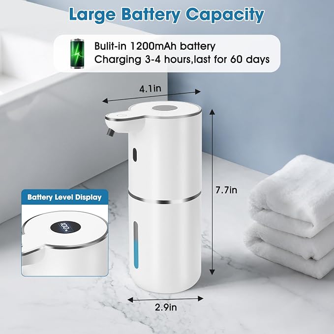 2 Pack Automatic Soap Dispenser, Upgraded 2025 Automatic Liquid Soap Dispenser - Image 6