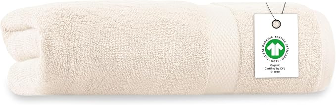 Delara Organic Cotton Luxuriously Plush Bath Sheet | GOTS & Oeko-TEX Certified by Delara