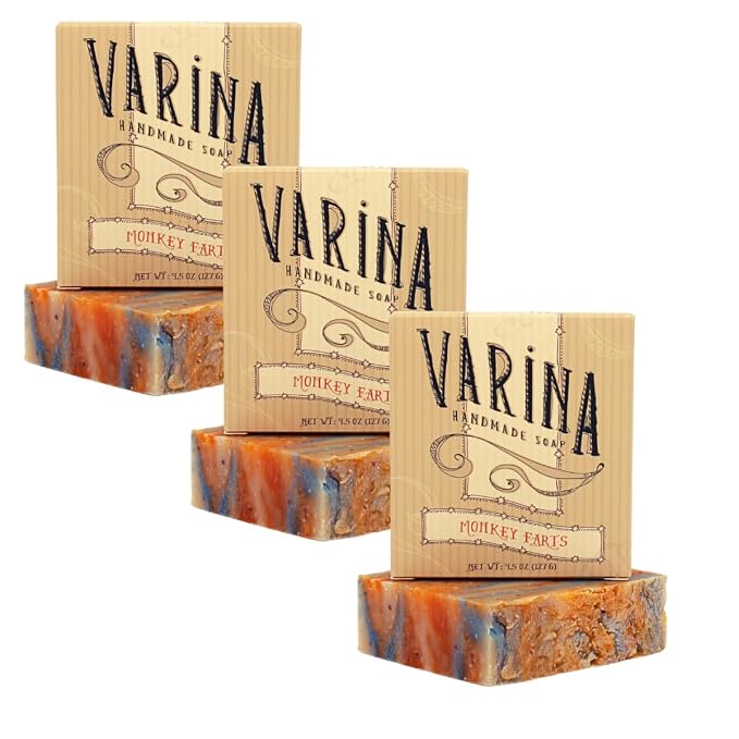 Natural Monkey Farts Bar Soap by VarinaHandmadeSoap