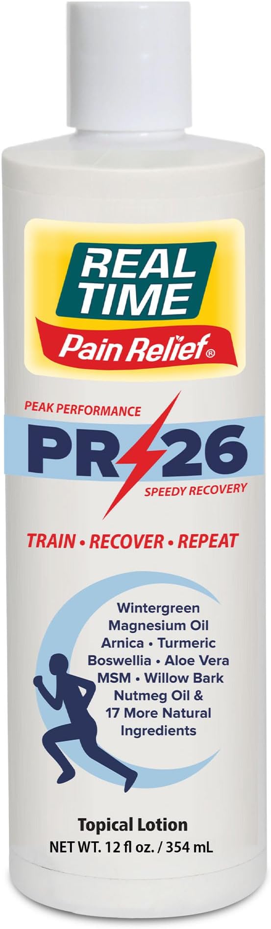PR-26 by Real Time 12 fl oz Recovery Topical Lotion by RealTimePainRelief