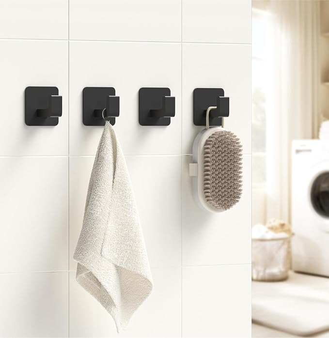 Square Self Adhesive Towel Hooks - Image 8