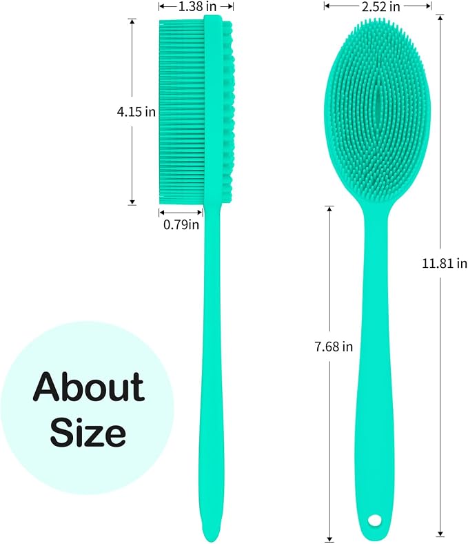 MateeyLife Silicone Body Scrubber Exfoliator - Image 3