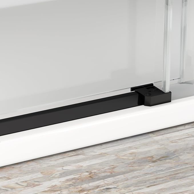 Sunrosa Semi-Frameless Glass Shower Door, Shower Door - Image 4