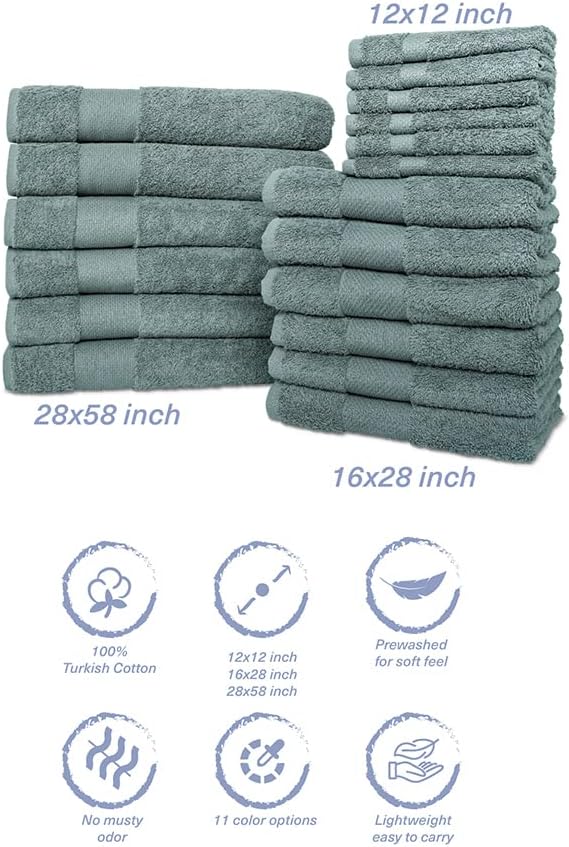 Hencely 18-Piece Bath Towel Set - Image 5