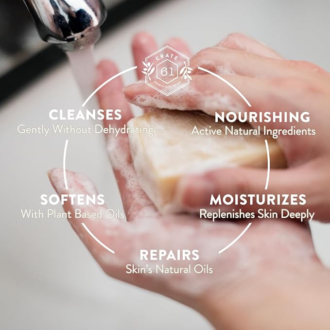 Crate 61, Handmade in Canada, Plant Based Cold Process Natural Bar Soap - Image 6