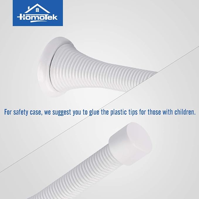 HOMOTEK 30 Pack Spring Door Stops, 3-1/8” Heavy Duty Door Stop - Image 4