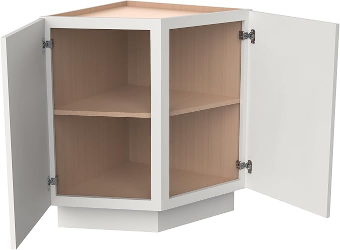 Corner Cabinet for Kitchen Bathroom, Solid Wood Frame - Image 7