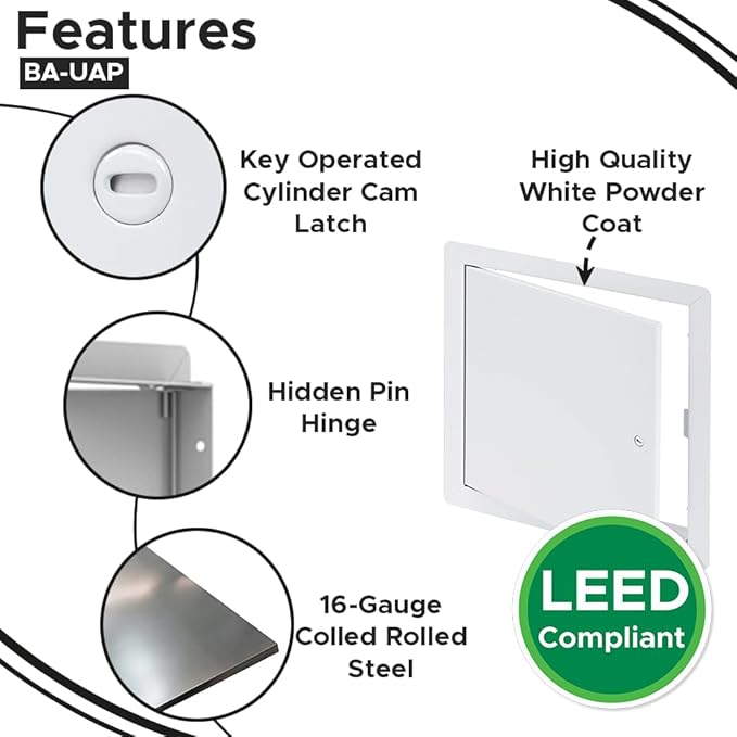 Best 30" x 30" Universal Access Panel – Flush Steel Door - Image 2