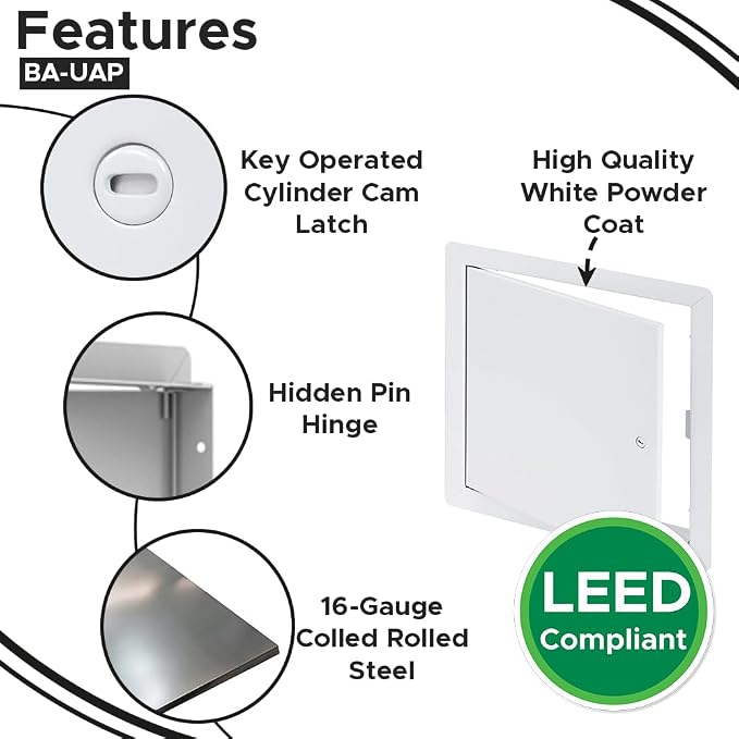 Best 24" x 48" Universal Access Panel – Flush Steel Door - Image 2