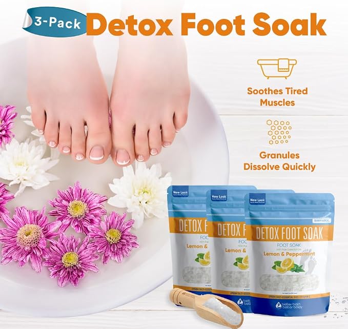 Detox Foot Soak Epsom Salt Soothing Soaks and Athlete's Foot Detox - Image 6