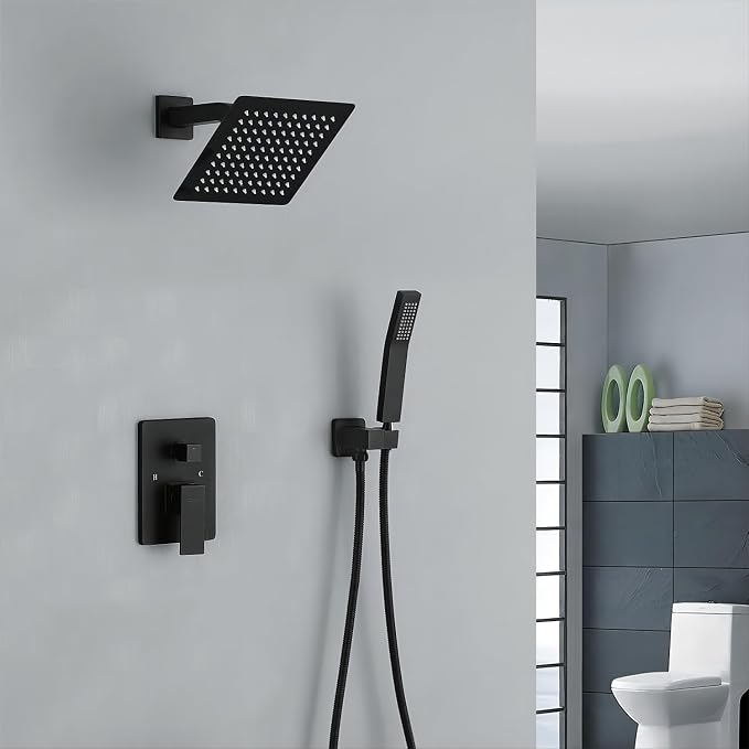 JOYWELL Shower Faucet set Matte Black Shower System - Image 2