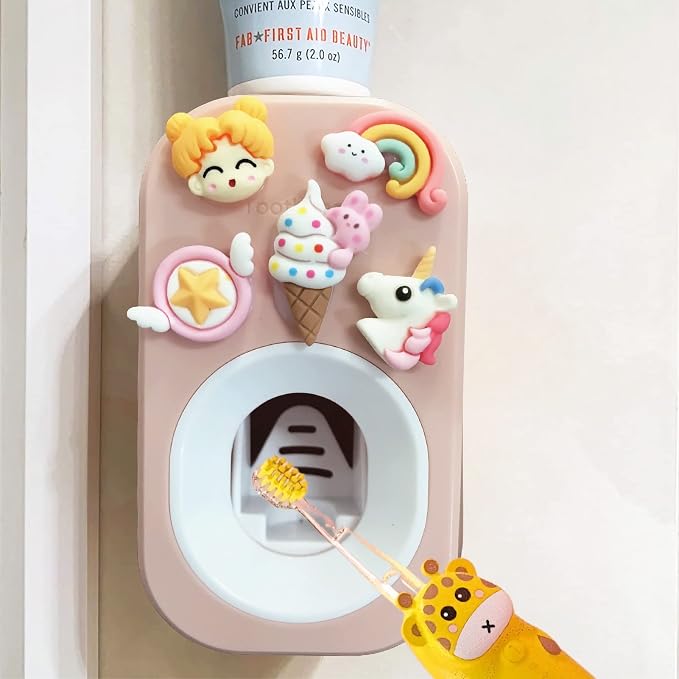 Automatic Kid Toothpaste Dispenser by Mr.+Thumbs