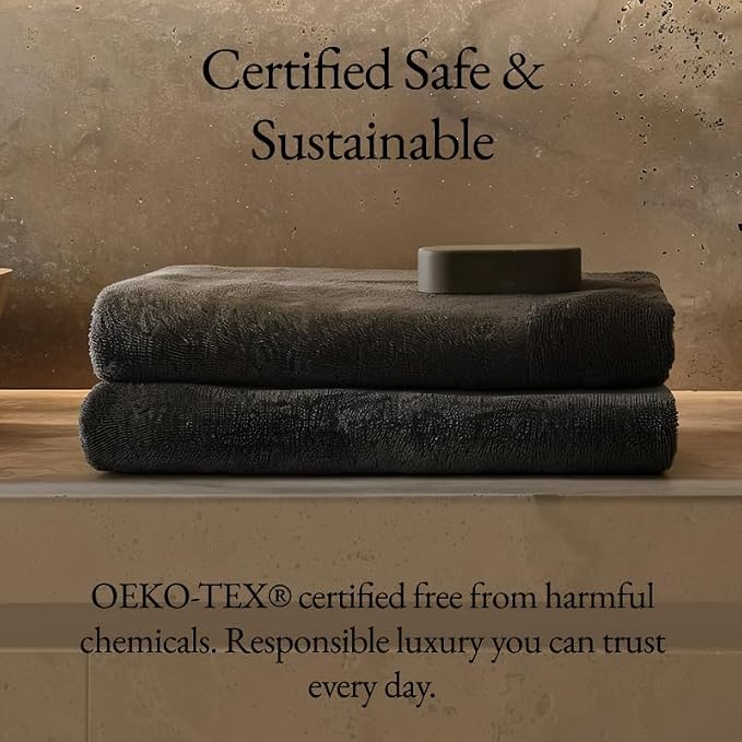 Italic Serene Ultraplush Cotton Towel Set, 2 Bath Towels + 2 Hand Towels - Image 7