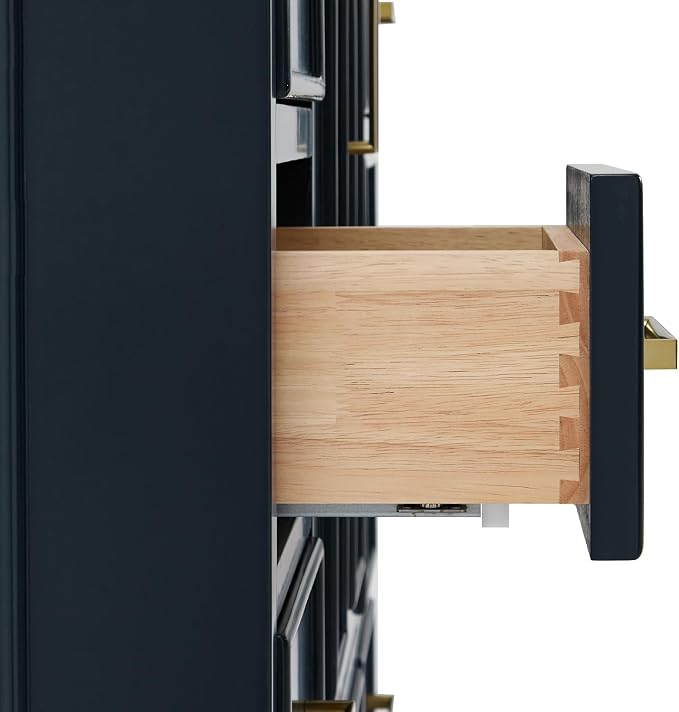 ARIEL Stafford 54" Midnight Blue Bathroom Vanity Base Cabinet, Single Sink - Image 8