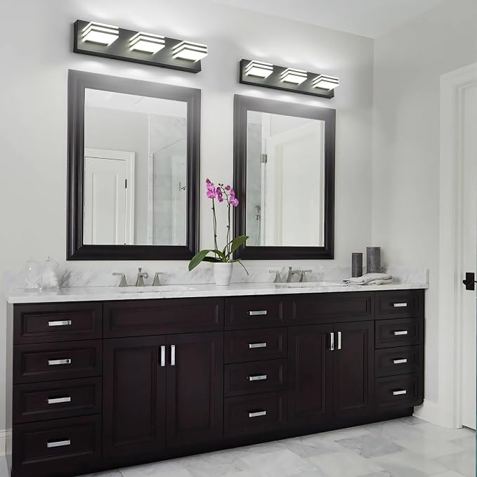 Black Vanity Lights 3 Light Bar Light - Image 5