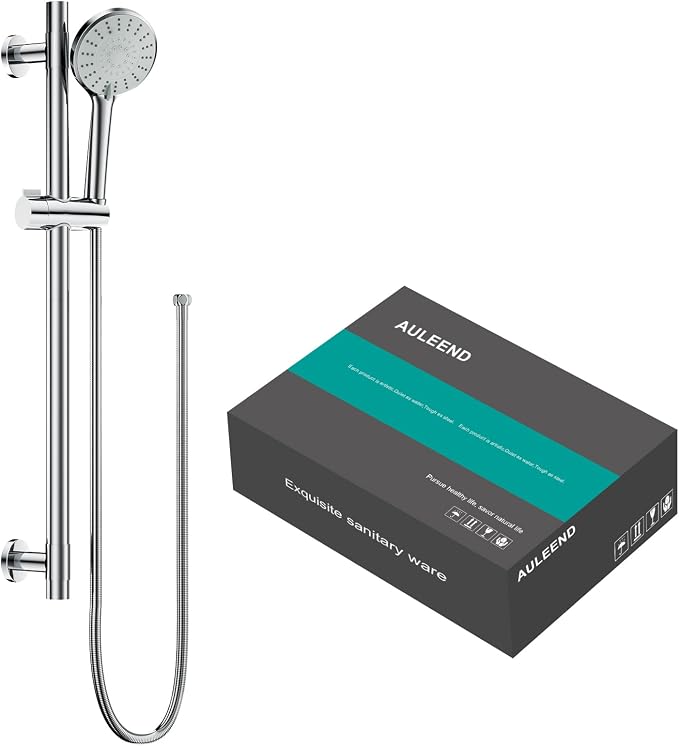 Shower Slide Bar Handheld Shower Head - Image 9