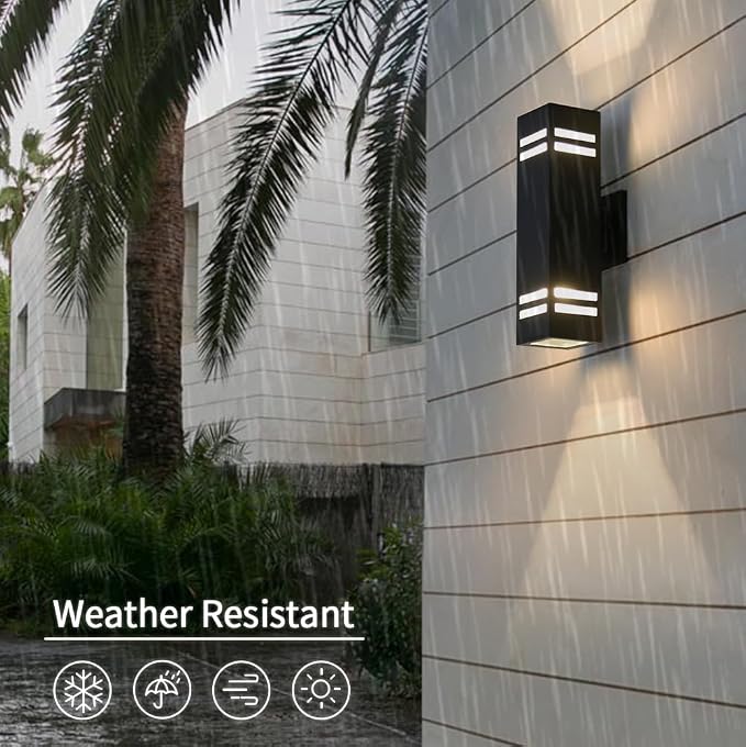 Cerdeco Aluminum Modern Outdoor Wall Light - Image 3