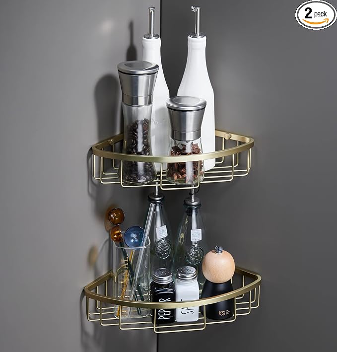 Corner Shower Caddy Organizer, SUS304 Stainless Steel Heavy Duty Rust-Proof by Segistan