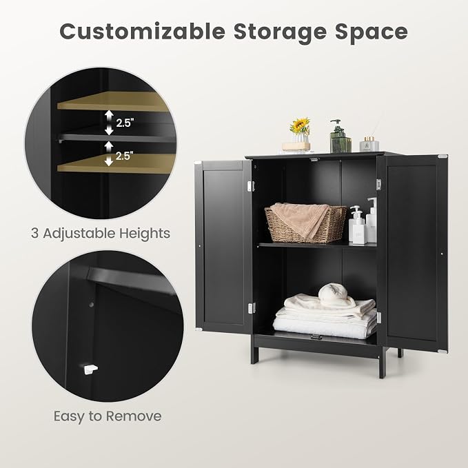 Tangkula Freestanding Storage Cabinet - Image 5