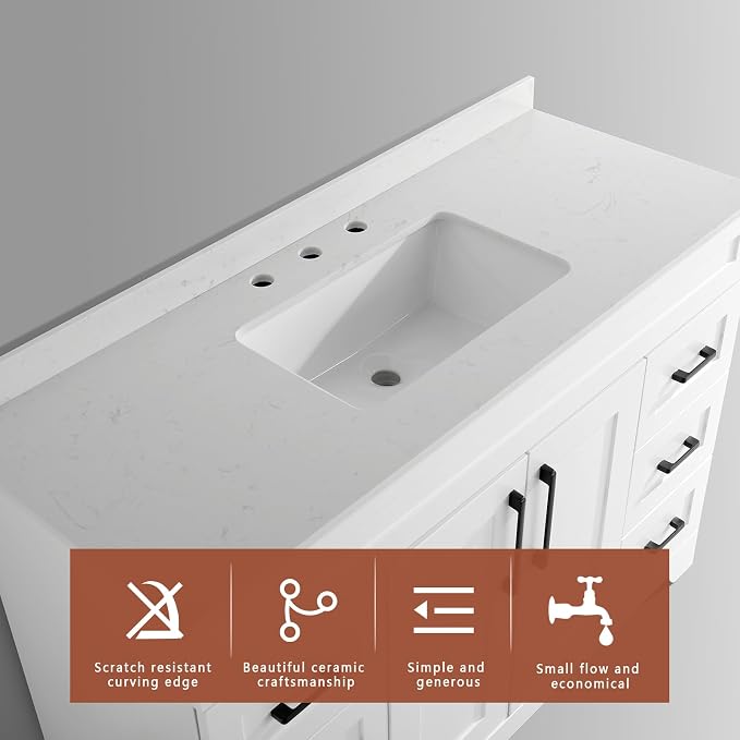 48" Luxurious Bathroom Vanity - Image 6