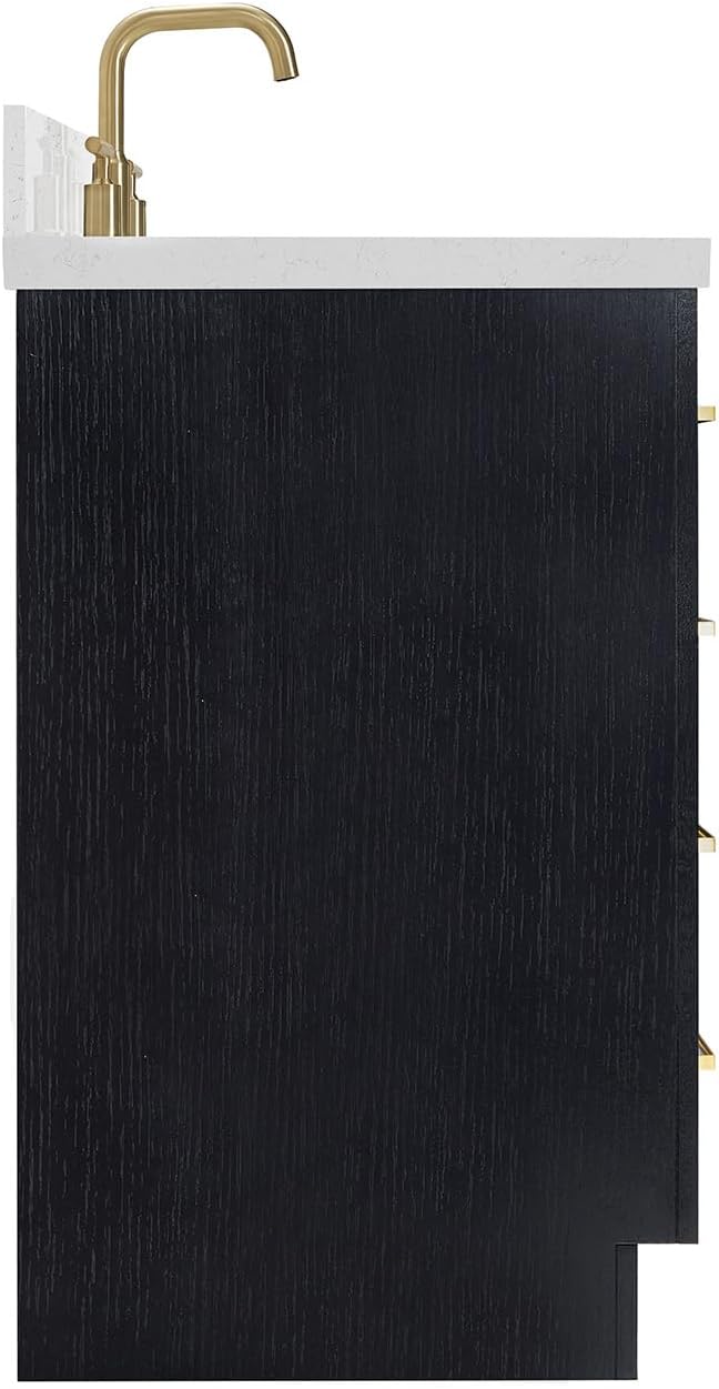 ARIEL Hepburn 30 Inch Single Rectangular Sink Bathroom Vanity - Image 5