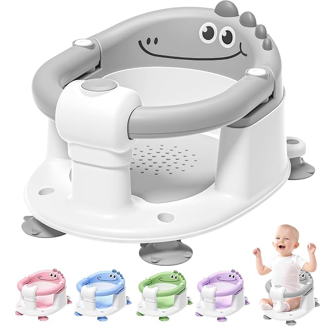 TPN Baby Bath Seat for Babies 6 Months & Up, Non-Slip Toddler Bath Seat by TPN