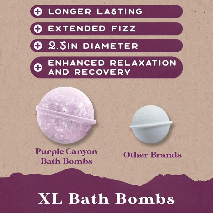 Purple Canyon Lavender Bath Bombs - Image 4